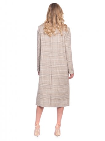 Демисезонное женское пальто в английском стиле из шерсти